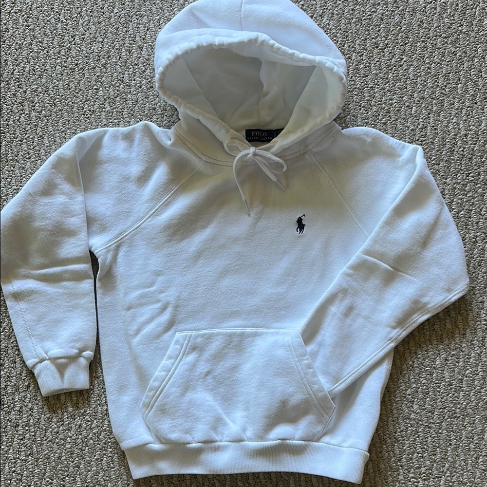 Polo Ralph Lauren White Hoodie